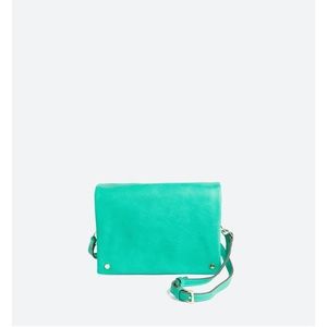 Street Level | Demi Fold Over Vegan Leather Crossbody Bag